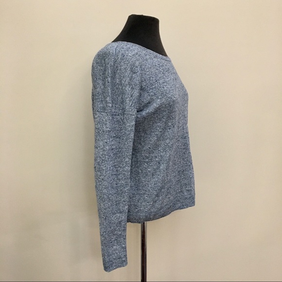 RAG & BONE Linen Blue Marled Knit Long Sleeve Sweater Women’s XS - Picture 2 of 10